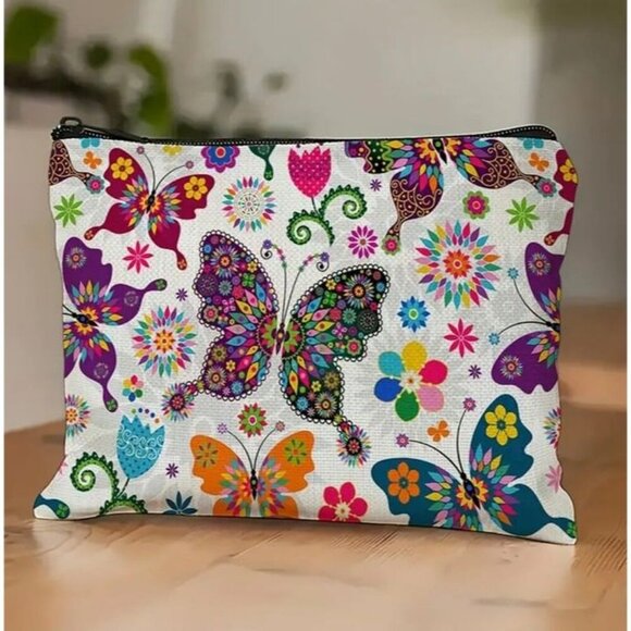 Pretty Floral Makeup Bag - Picture 3 of 3